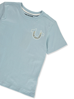 【TRUE RELIGION】x COOKIES HORSESHOE BITE BOXY 水色 Tシャツ TRUE RELIGION X COOKIES HORSESHOE BITE BOXY TEE - COOKIES