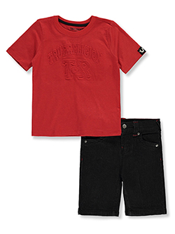True Religion Boys' 2-Piece Shorts Set Outfit