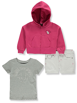 True Religion Girls' 2-Piece Shorts Set Outfit
