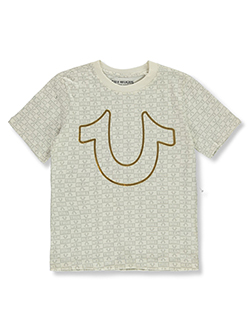 True Religion Boys' Puff Logo T-shirt