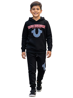 True Religion Boys' 2-Piece Horseshoe Joggers Set Outfit