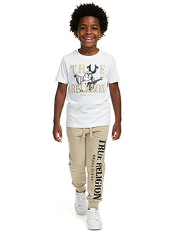 True Religion Boys' 2-Piece Joggers Set Outfit