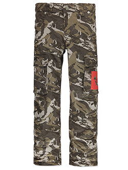 True Religion Boys' Ricky Relaxed Straight Cargo Pants