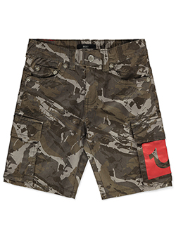 True Religion Boys' Ricky Camouflage Cargo Shorts