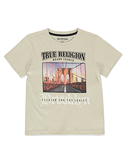 True Religion Boys' Brooklyn Bridge Graphic T-Shirt