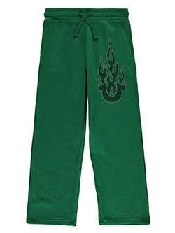 True Religion Boys' Rhinestone Flame Fleece Sweatpants