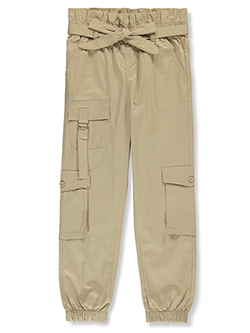 Chillipop Girls' Paper Bag Cargo Pants