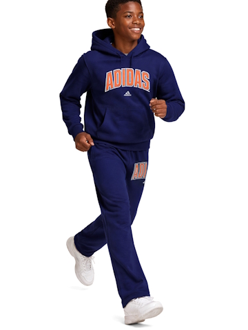 Adidas Boy's Blue Varsity Jogger Outfit - CookiesKids.com