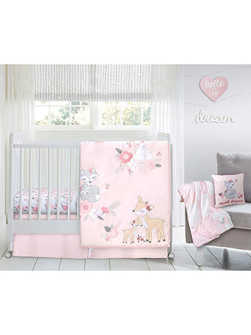 Wendy Bellissimo Baby Girls' 4-Piece Bedding Set - CookiesKids.com