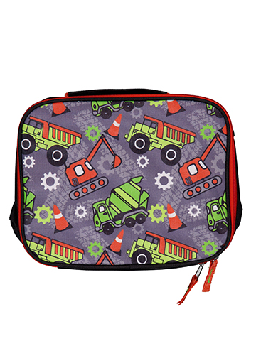 Fridge Pak Boys' Construction Vehicle Lunch Storage Freezer Bag - CookiesKids.com