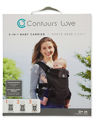 Contours Baby 3 in 1 Baby Carrier - CookiesKids.com