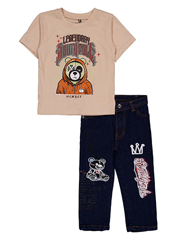 Southpole Baby Boys' Legendary Graphic Tee and Jeans Set - CookiesKids.com