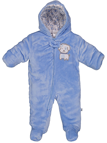 Duck Duck Goose Baby Boys' Hooded Puppy Pram Suit - CookiesKids.com