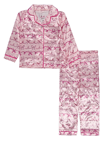 Delia's Girls' Bow Print Pajama Set - CookiesKids.com