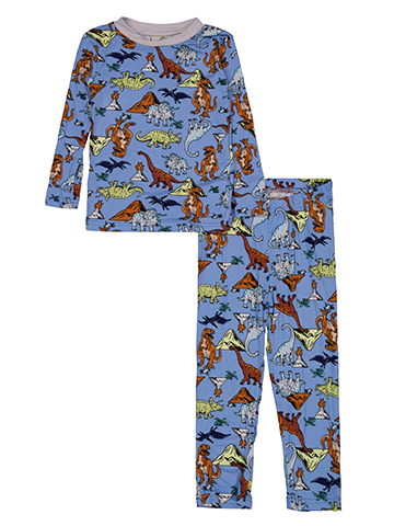 Millie & Myles Boys' Dinosaur and Volcanos Pajama Set - CookiesKids.com