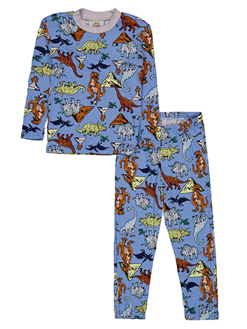 Millie & Myles Baby Boys' Dinosaur and Volcano Pajama Set - CookiesKids.com
