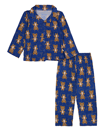 Mon Petit Baby Boys' Teddy Bear Print Pajama Set - CookiesKids.com