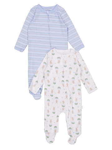 Duck Duck Goose Baby Boys' Two-Piece Zip-Up Footed Coverall Set - CookiesKids.com