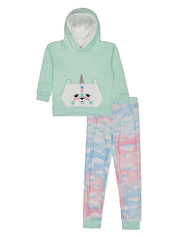 Sweet N Sassy Girls' Unicorn Pajama Set - CookiesKids.com