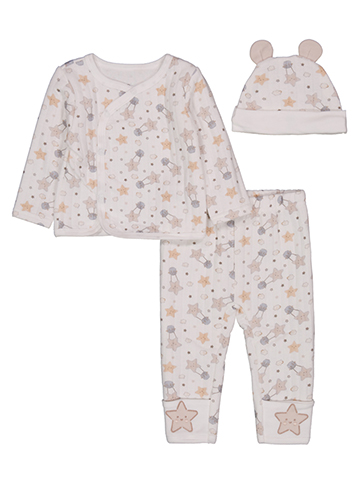 Duck Duck Goose Baby Boys' Star Print Pajama Set With Hat - CookiesKids.com