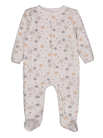 Duck Duck Goose Baby Boys' Long-Sleeve Star Print Footed Sleeper - CookiesKids.com