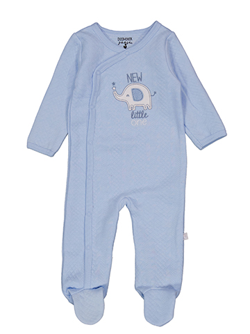 Duck Duck Goose Baby Boys' Button-Up Elephant Footed Sleeper - CookiesKids.com