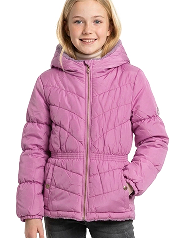Jessica Simpson Girls' Hooded Quilted Puffer Jacket - CookiesKids.com