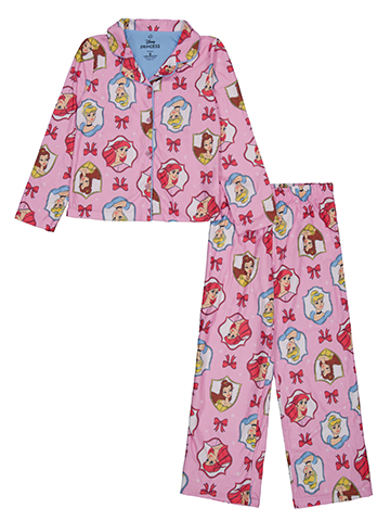 Disney Princess Girls' Pajama Coat Set - CookiesKids.com