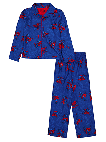 Spider-Man Boys' Marvel Pajama Coat and Pants Set - CookiesKids.com
