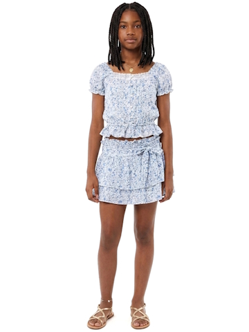 Amy Beyer Girls' Floral Skirt Outfit - CookiesKids.com