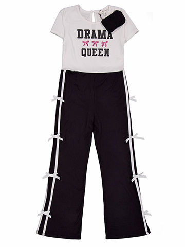 Self Esteem Girls' Drama Queen 2-Piece Jumper and Bag Set - CookiesKids.com