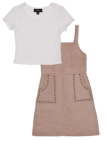 Amy Byer Girls' Embellished Dress and Tee Set - CookiesKids.com