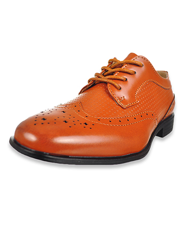 Jodano Collection Boys’ Wingtip Dress Shoes (Sizes 5 – 10) - CookiesKids.com