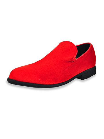 Jodano Boys Velvet Slip-On Shoes - CookiesKids.com