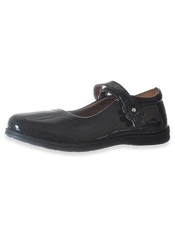 Angels Girls' One-Strap Patent Dress Shoes - CookiesKids.com