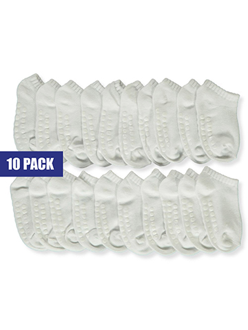 Asha Baby Unisex 10-Pack Grippy Socks - CookiesKids.com
