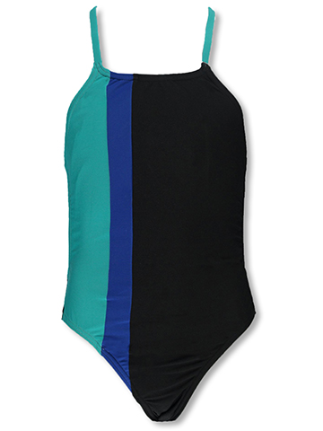 Famous Maker Girls' Waves 1-Piece Swimsuit - CookiesKids.com