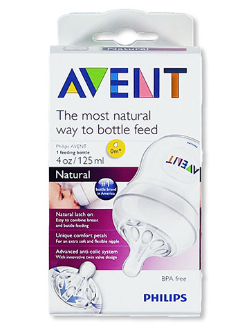 Avent Natural Newborn Bottle (4 oz.) - CookiesKids.com