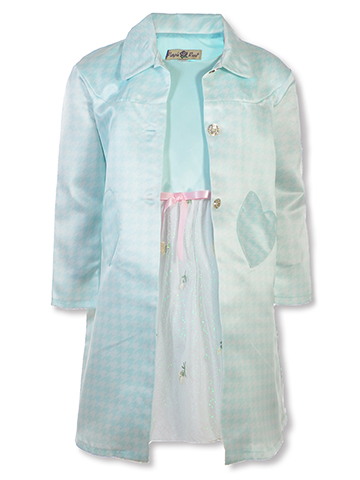 Purple Rose Girls' 2-Piece Dress Coat Set Outfit - CookiesKids.com