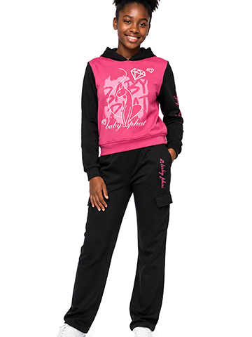 Baby Phat Girls' Hoodie and Cargo Pants Set - CookiesKids.com