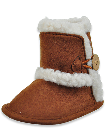 Stepping Stones Baby Boys' Sherpa Trimmed Boots - CookiesKids.com