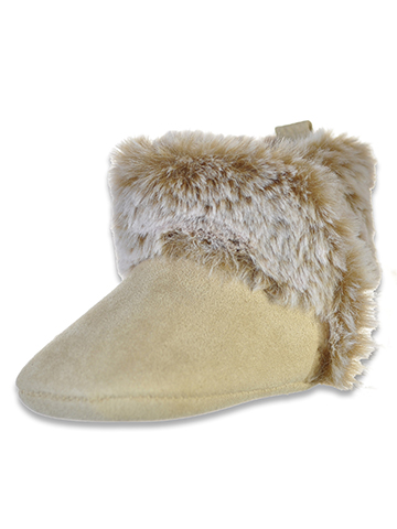 Stepping Stones Baby Girls' Faux-Fur Boots - CookiesKids.com