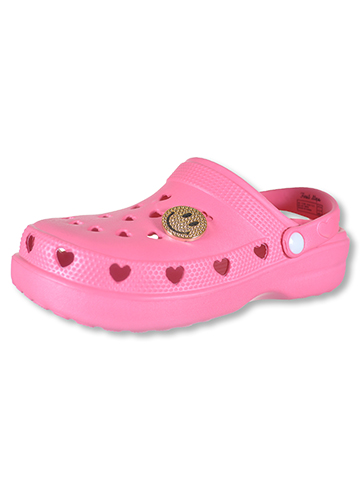 First Steps Girls' Pink Smile Clogs - CookiesKids.com