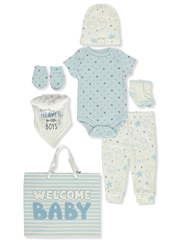 Baby Views Baby Boys' 8-Piece Layette Gift Set - CookiesKids.com