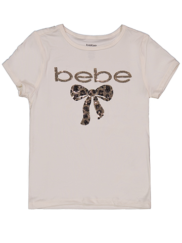Girls' bebe Short Sleeve Graphic T-Shirt - CookiesKids.com