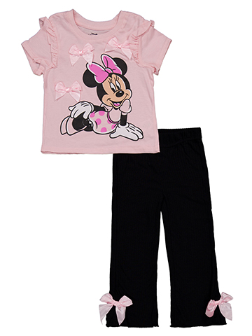 Disney Minnie Mouse Baby Girls' T-Shirt and Pants Set - CookiesKids.com