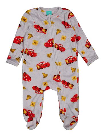 Disney Cars Baby Boys' Zip-Up Plus Lightning McQueen Footed Pram - CookiesKids.com