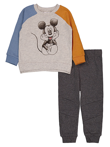 Boys' Disney Mickey Mouse Sweatshirt and Jogger Set - CookiesKids.com