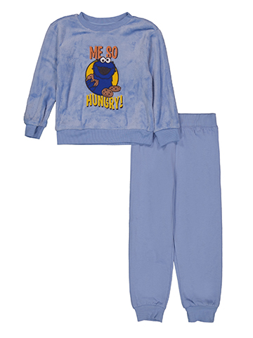 Sesame Street Boys' Cookie Monster Two-Piece Toddler Jog Set - CookiesKids.com