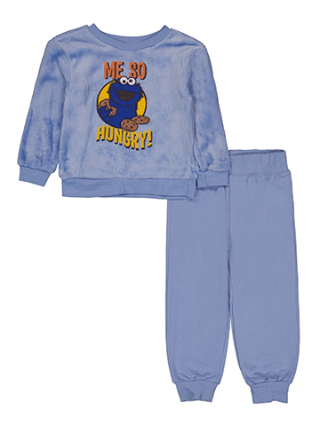 Boys' Sesame Street Cookie Monster Sweatshirt Set - CookiesKids.com